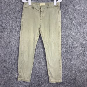 Nili Lotano Pants Womens Size 4 Green Casual Chino East Hampton